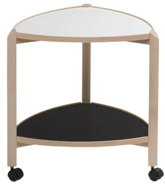 Thomsen Furniture Visit tarjoiluvaunu - pyökki/melamiini - luonnonpyökki - 55x50x50 cm