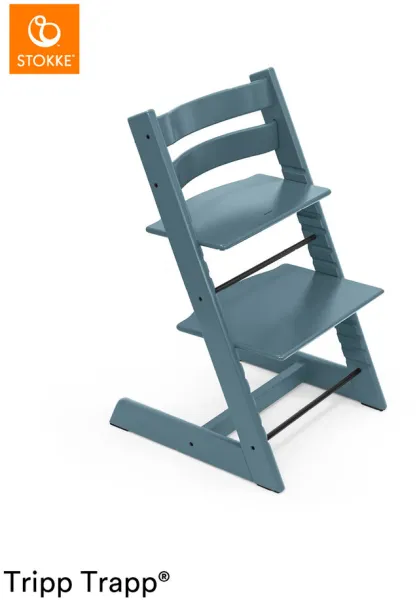 Syöttötuoli pyökki - vuononsininen