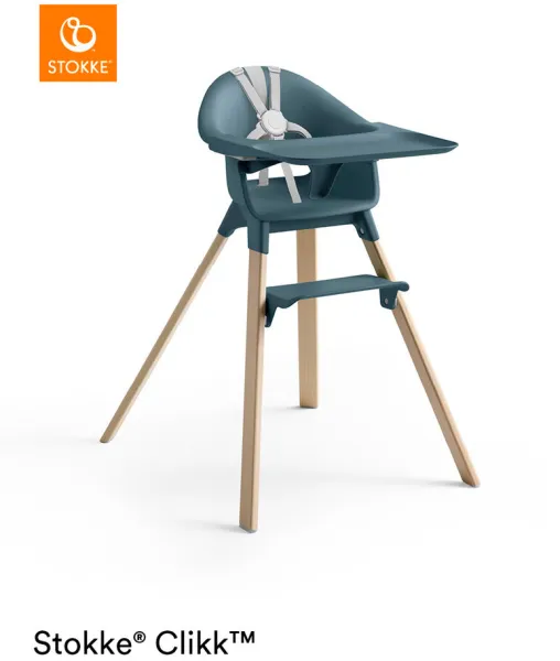 Clikk syöttötuoli - Fjord Blue