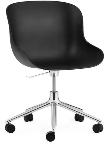 Normann Copenhagen Hyg Toimistotuoli Pyörillä Alumiini/Musta