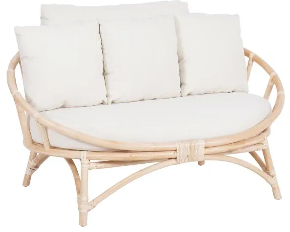 Muscat 2 hlö:n oleskelusohva valkoinen 127x102x70cm