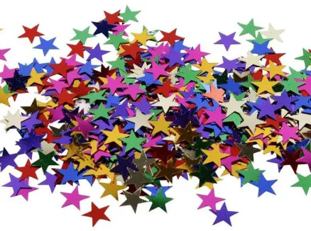 Paljetit, koko 10 mm, 250 g / 1 pkt.