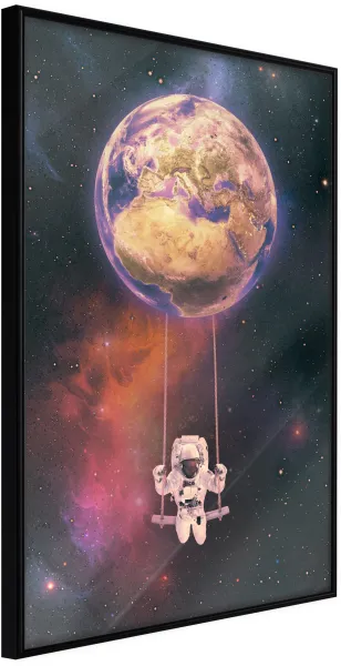 ARTGEIST Juliste kehyksellä - The Whole World is a Playground Kulta 30x45